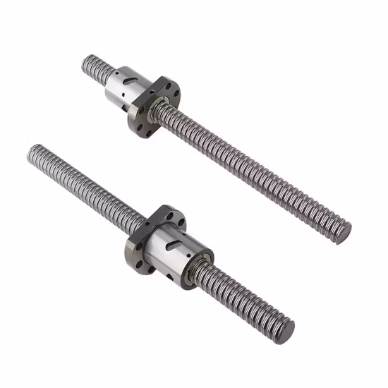 Vite a ricircolo di sfere rullata Sfu3205 3205 C7 con dado a ricircolo di sfere singolo flangiato per macchina CNC